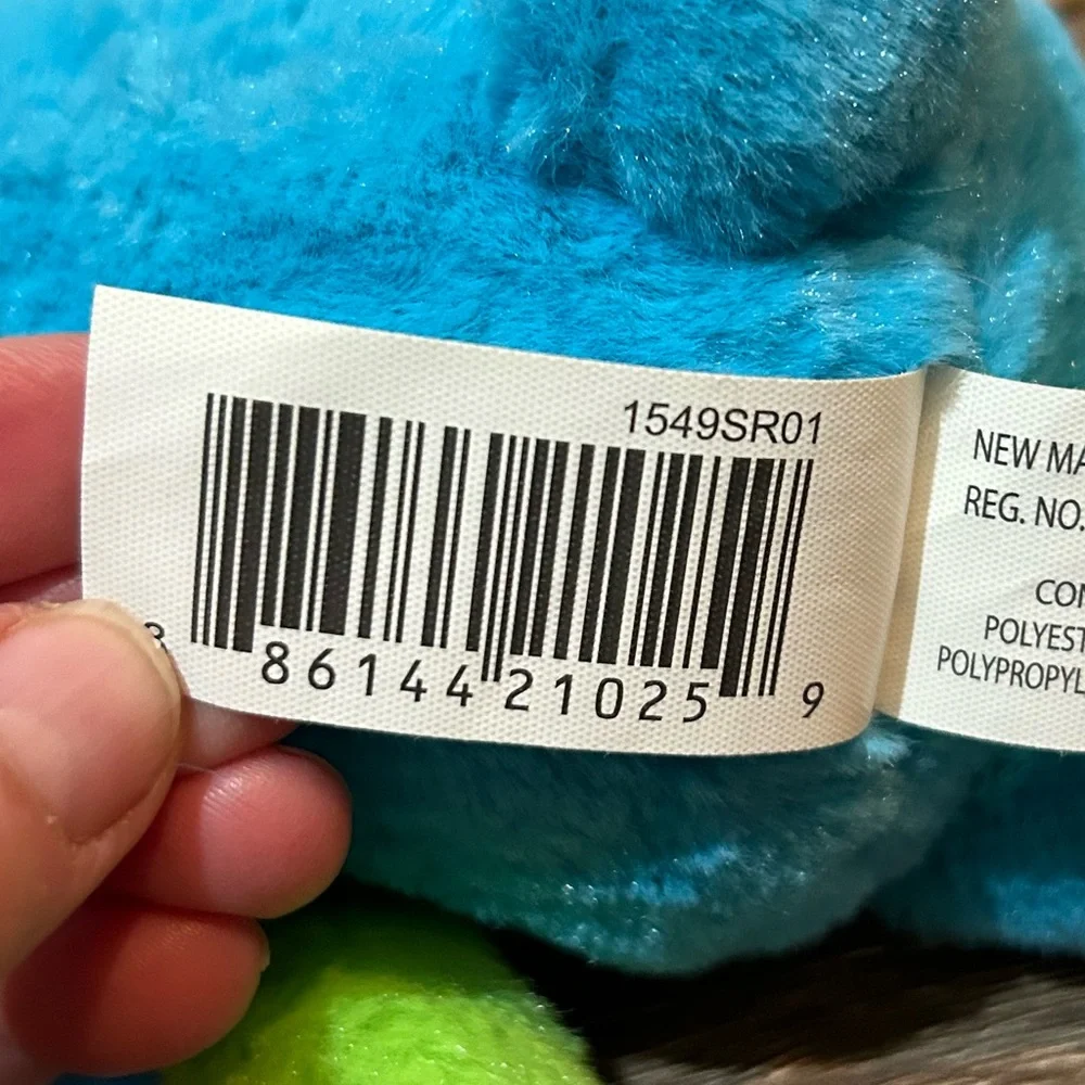 Disney Pixar Bunny Toy Story 4 Plush Turquoise Blue / Lime Green 10”